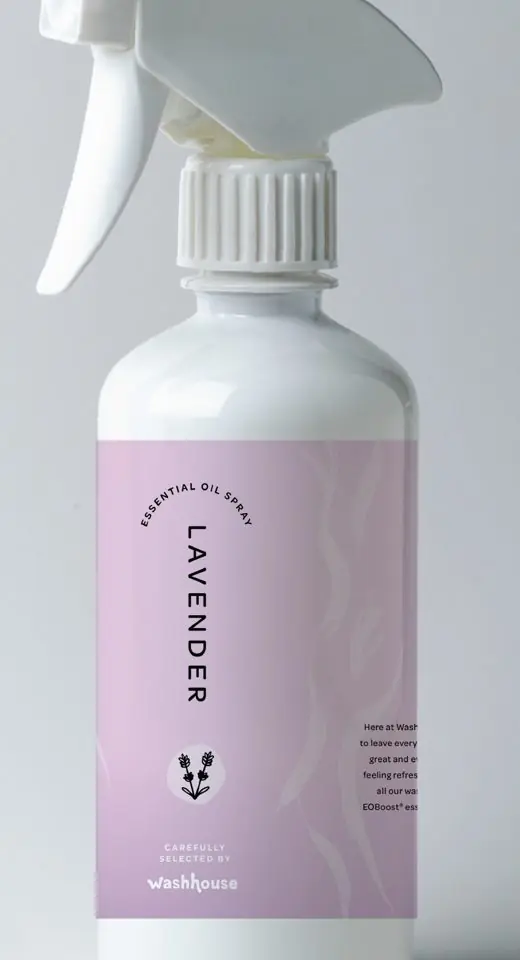WashHouse Lavender essential oil spray bottle
